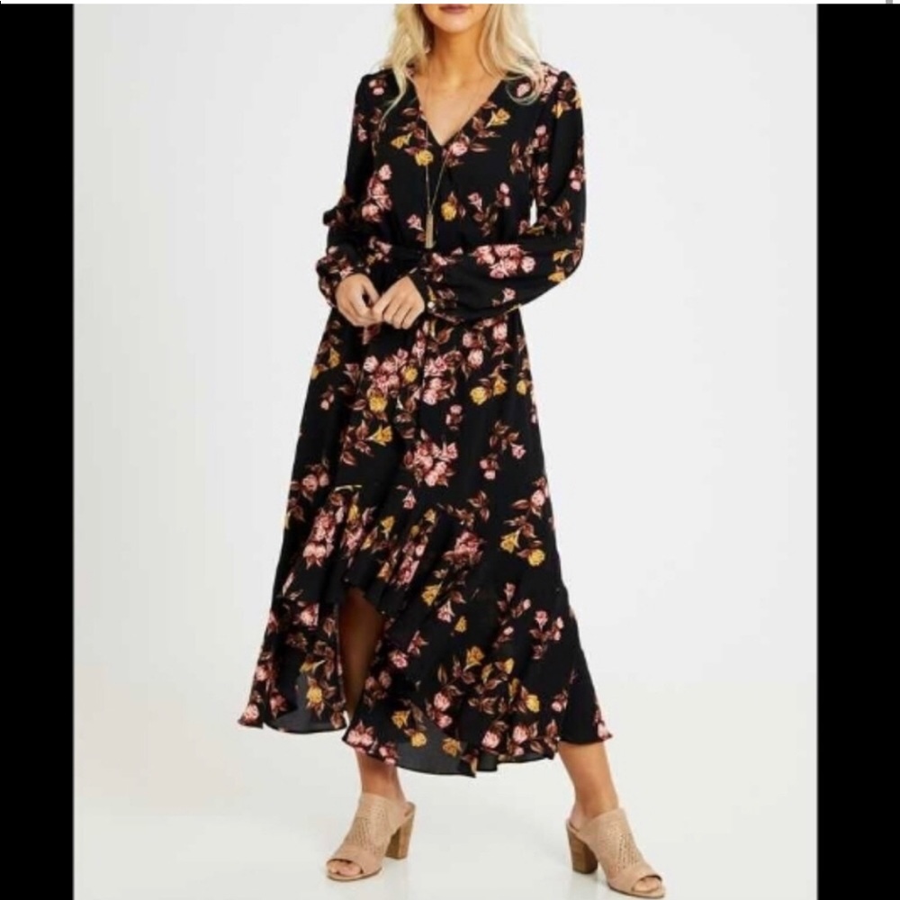 Boho Altar’d State Maxi Dress Floral